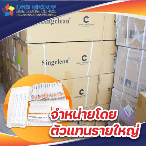 Singclean ATK น้ำลาย แบบอม 1กล่อง 20เทส Saliva Swab